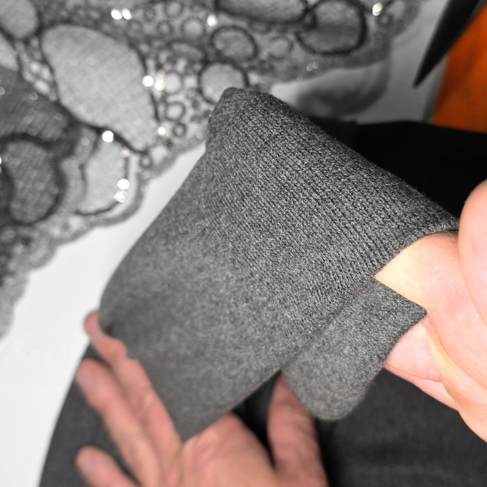 Трикотажное костюмно плательное вискозное полотно МА3108/Гранит Предзаказ: отправка с 20 сентября