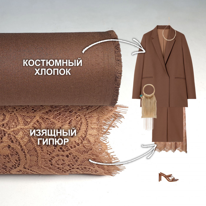 Набор тканей для шитья 07.06 Caramel