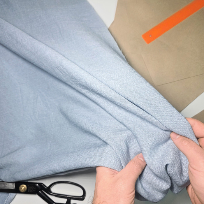 Лён Английский British flax МА0012/Топаз Камбоджа для пошива платья по выкройке Helpersew ➤ ПРЕДЗАКАЗ: отправка с 25 мая