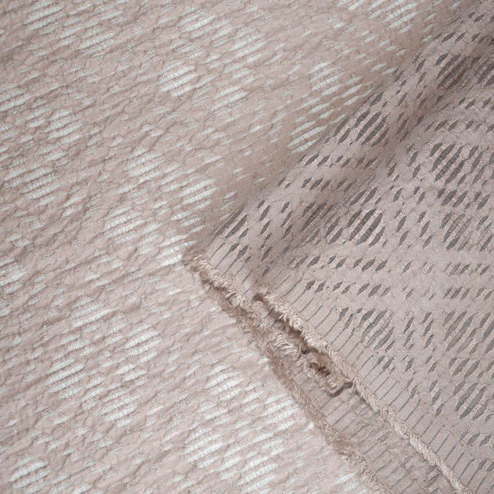 Ткань плательно блузочный Жоржет DR0412/Cocoa Foam 
