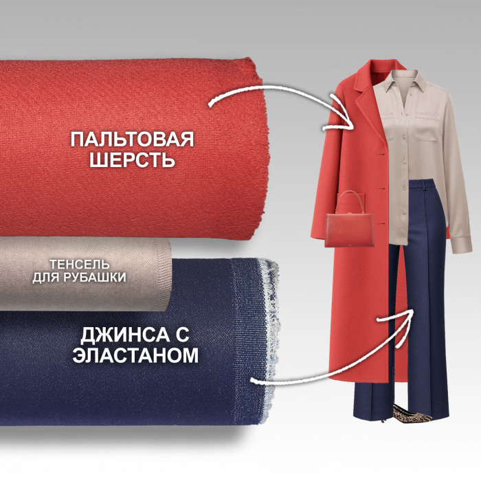 Набор тканей для шитья 20.10 Medieval Blue