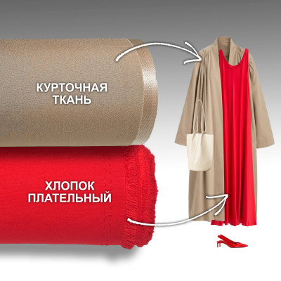 Набор тканей для шитья 05.06/Scarlet