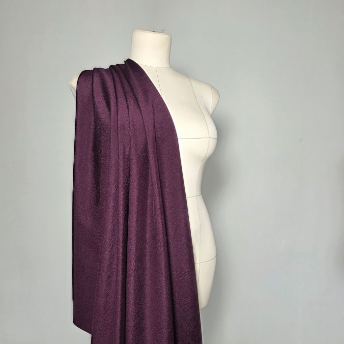 Ткань костюмно плательная вискозная Парча Manzoni МА2505/Сливовое Вино ➤ ПРЕДЗАКАЗ: отправка с 10 июня