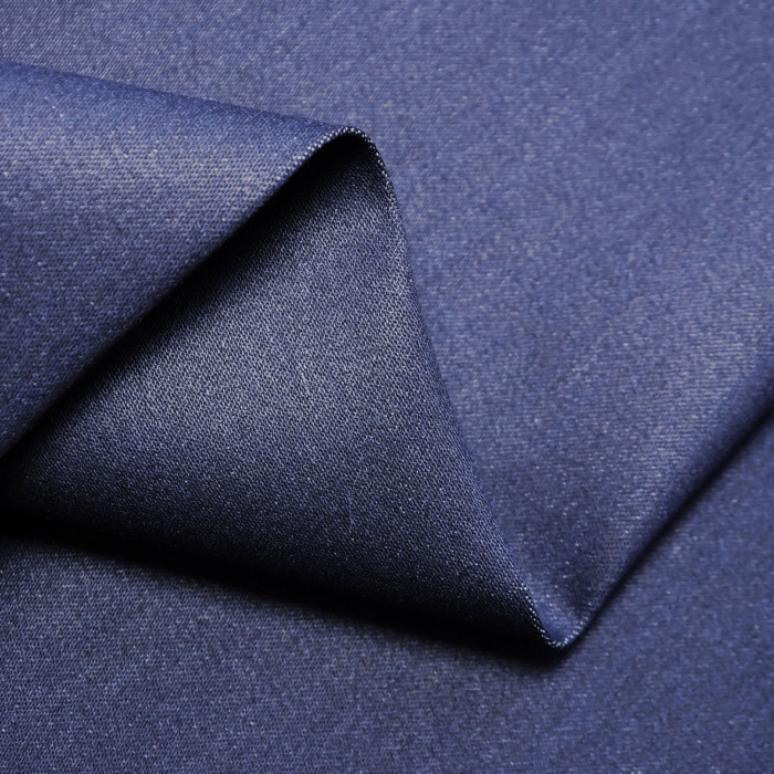Мерный лоскут 1м.Ткань Джинса костюмно брючная Fendi МА0303/Medieval Blue /26.02.881