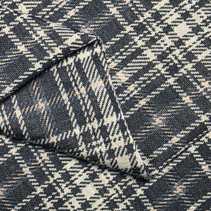 Мерный лоскут 1.8м.Уценка.Трикотаж Жаккардовое вискозное полотно МА0829/Scotch /26.04.912