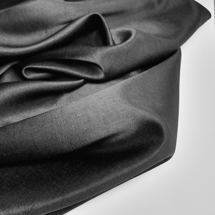 Купра Arabic silk МА04/Белуга для пошива топа по выкройке Helpersew